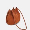 Split Crossbody Bucket Bag