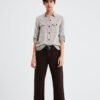 Shirt Mango Gray