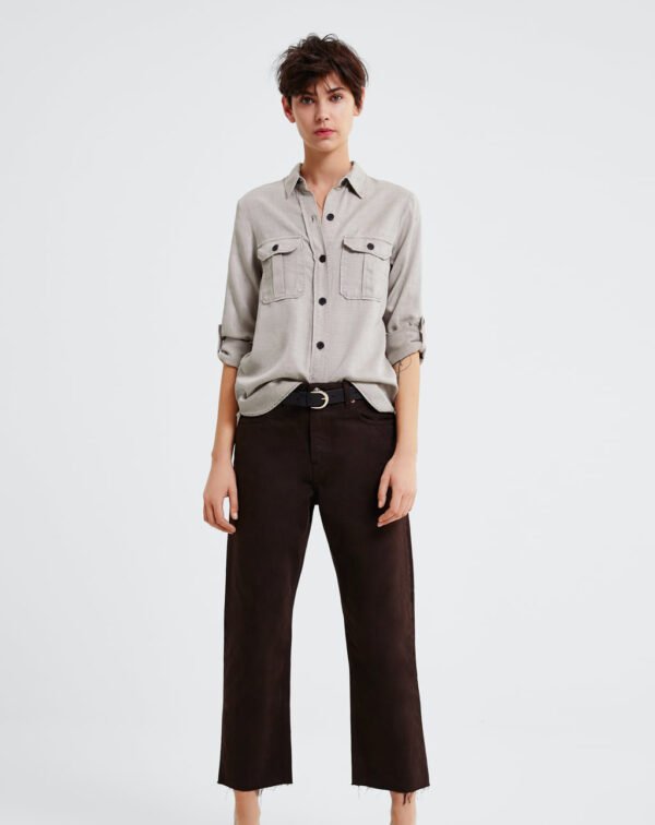 Shirt Mango Gray