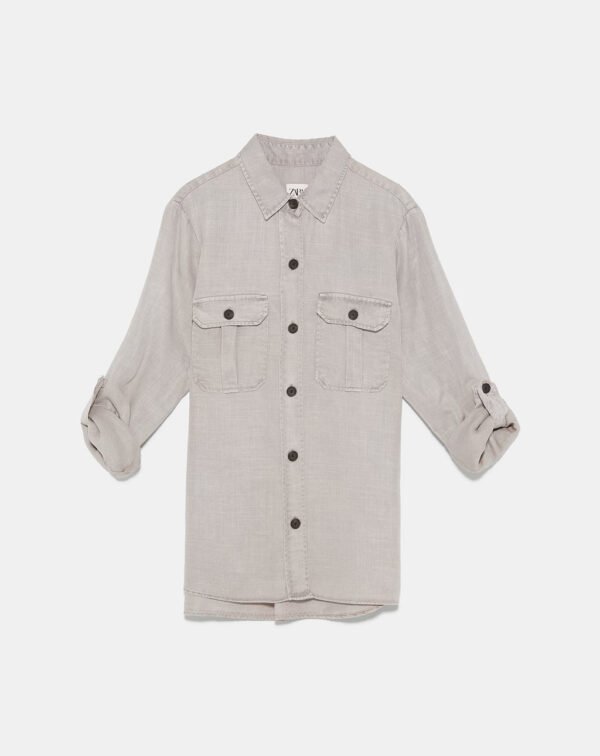 Shirt Mango Gray